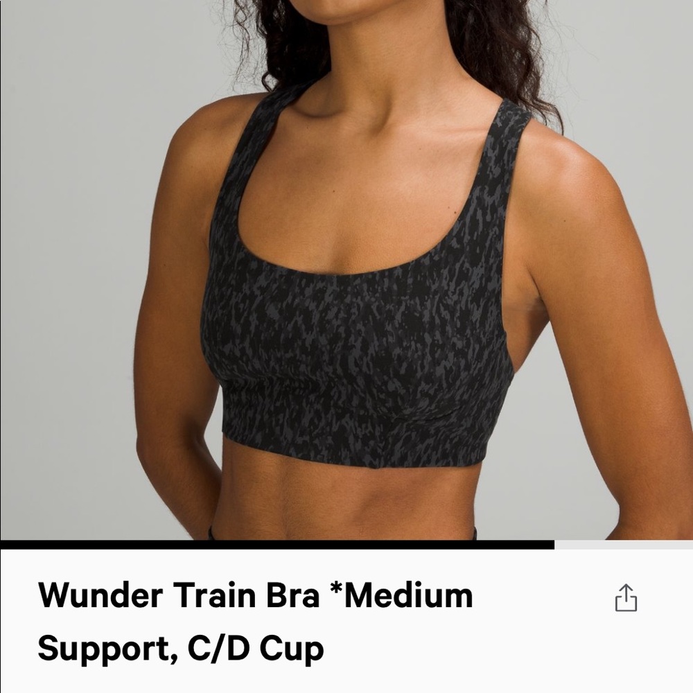 NWOT Lululemon Wunder Train Bra